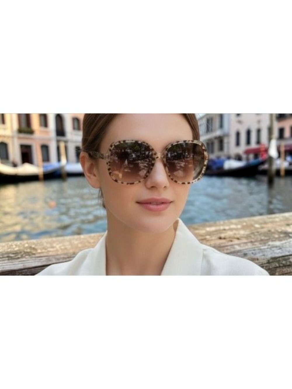 Burberry Women's Oversized Sunglasses Tortoise Frames Gradient Lenses Italy - Picture 2 of 12